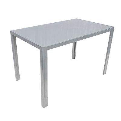 Nordic Design Simple Style High Strength Glass Dining Table