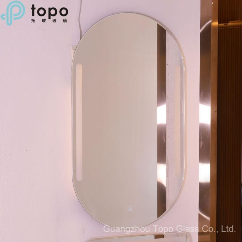 5mm Classic LED Light Oval Dimming Mirror (MR-TP002)