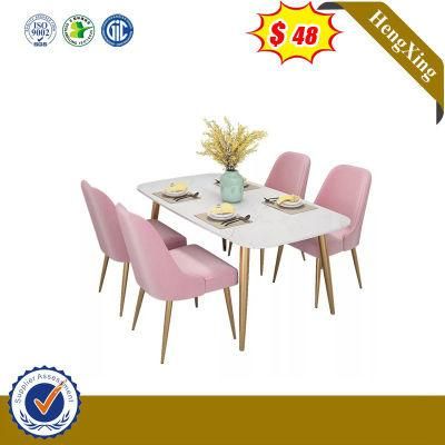 Unfolded Modern Furniture Fixed Dining Table Set with High Quality