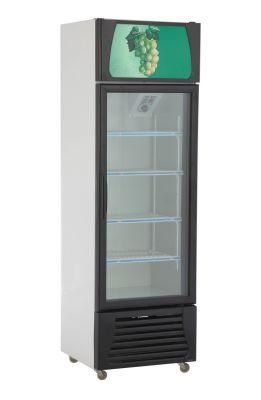 1-Door Refrigerated Showcase Glass Door Fridges Display Chillers for Sale
