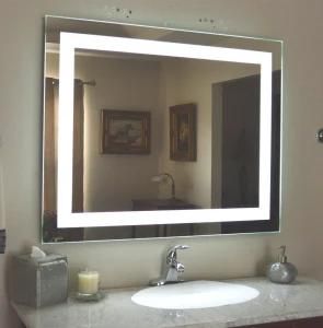 Customized Decorative Frameless LED Bathroom Mirror