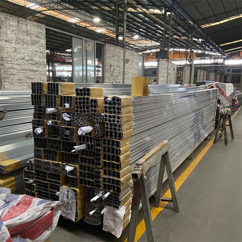 Algerian Aluminum Aluminium Profile for Metal Sliding Window Door and Casement Awing Glass Window