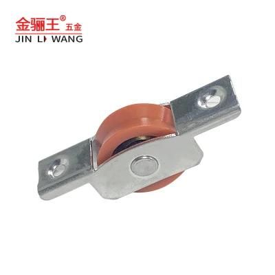 Cabinet Single Pulley Aluminum Frame Glass Doors Track Roller Flat Push Doors and Windows Pulley Abalone Wheel for Middle East Market