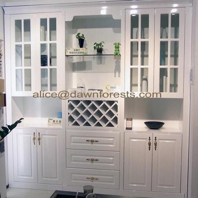 Wooden Furniture PVC Film Kitchen Cabinet Door for Wall Panel Furniture