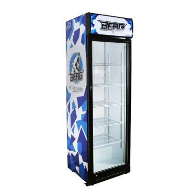 High Quality Glass Door Upright Cooler Display Showcase