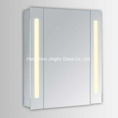 Modern China Aluminum One Door LED Lighted Mirrored Bathroom Medicine Cabinet