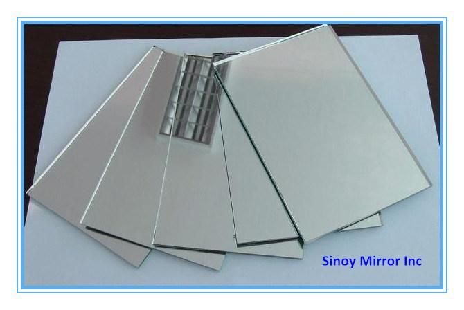 1.1mm to 8mm Waterproof Silver Mirror Glass, Double Coated with Italy Fenzi Paints