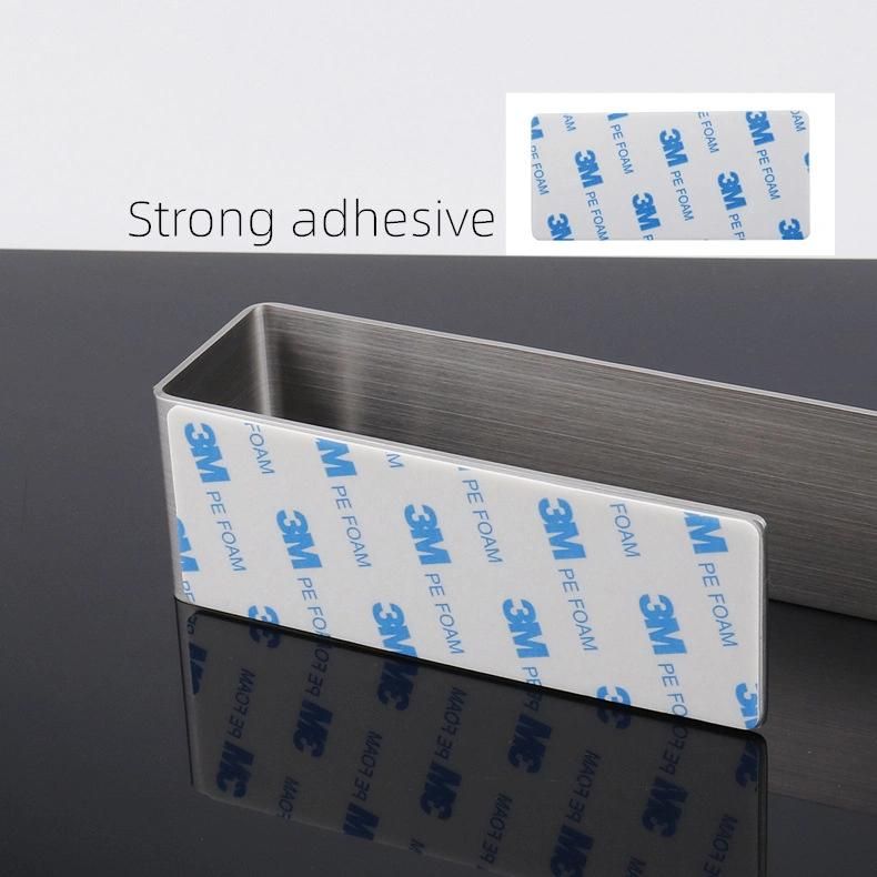 Strange Double Sides Tape Household Space Towel Rack for Bathroom Towel Bar Self Adhesive