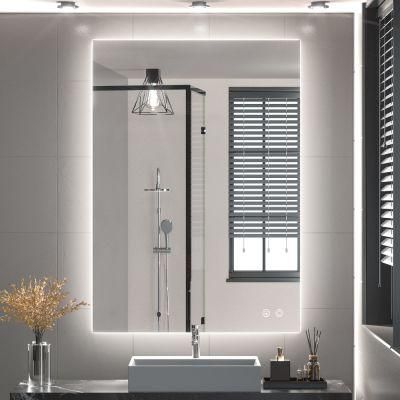 Unfolded Hotel Backlit Home Decor Wall Bath LED Mirror with Low Price