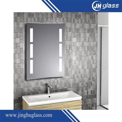 IP44 Bathroom Lighted Wall Hanging Round LED Mirror for Hotel