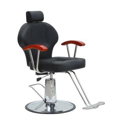 Hl-1188 Salon Barber Chair for Man or Woman with Stainless Steel Armrest and Aluminum Pedal