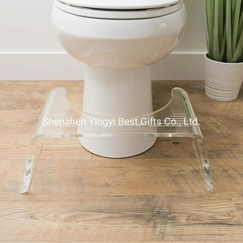 High Quality Acrylic Toilet Stool