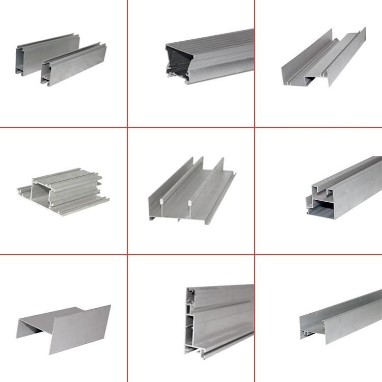 Cabinet Wardrobe Window Profile Extruded Aluminum Door Frame Profile