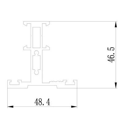 China Competitive Price Aluminum Extrution Profiles of Windows for Israel