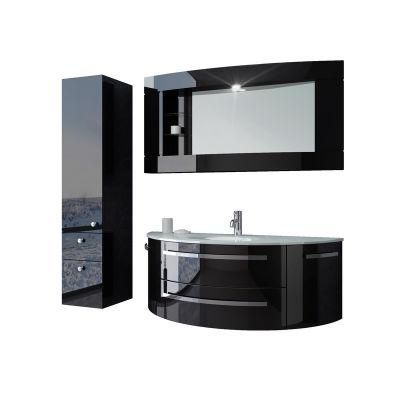 Hotel Modern Storage Vanity PVC Bathroom Cabinet
