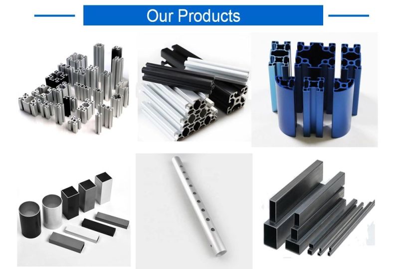 2020 3030 4040 4060 4080 T Slot Aluminum Profile for Rail and CNC