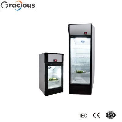 Hotel Mini Fridge Soft Drink Display Refrigerator Glass Display Showcase