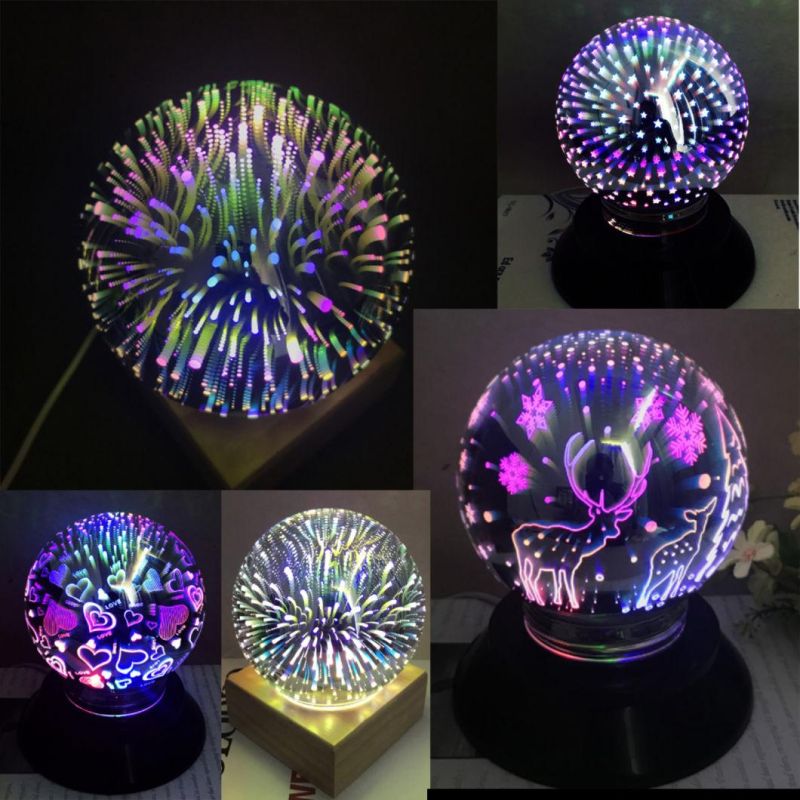 USB Colorful Sphere Table Light Decorative Lamp