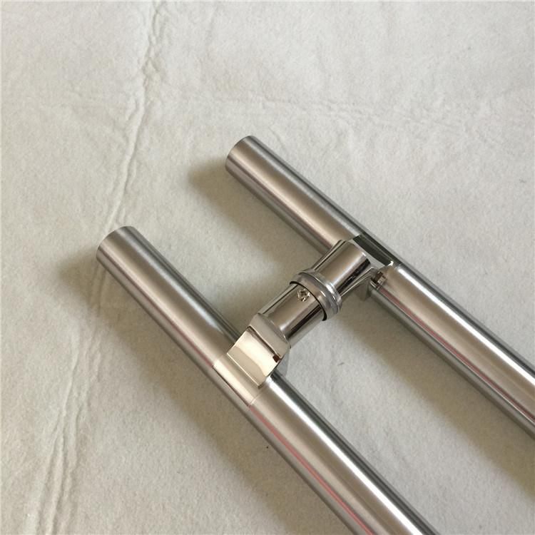 800mm Length Coated Tube Type Stainless Steel Glass Door Handle