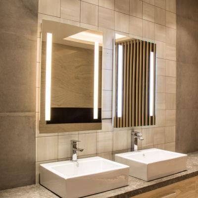 High Quality Custom Multiple Function LED Lighted Bathroom Wall Light Mirror