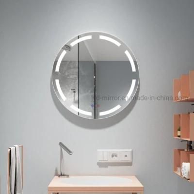 Interior Decoration Round Wall LED Bathroom Mirror with Light