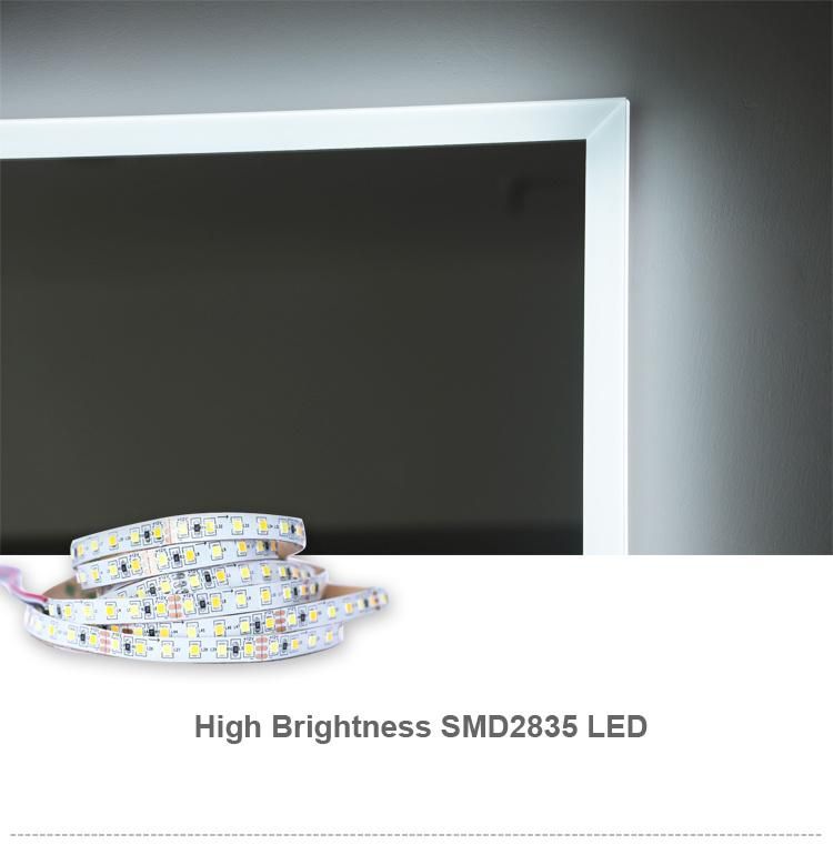 Soft Light Bathroom Mirror LED Mirror with Defogger with Touch Sensor