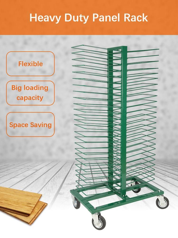 Showroom Display Stands Knock Down Metal Flooring Laminate Display Rack