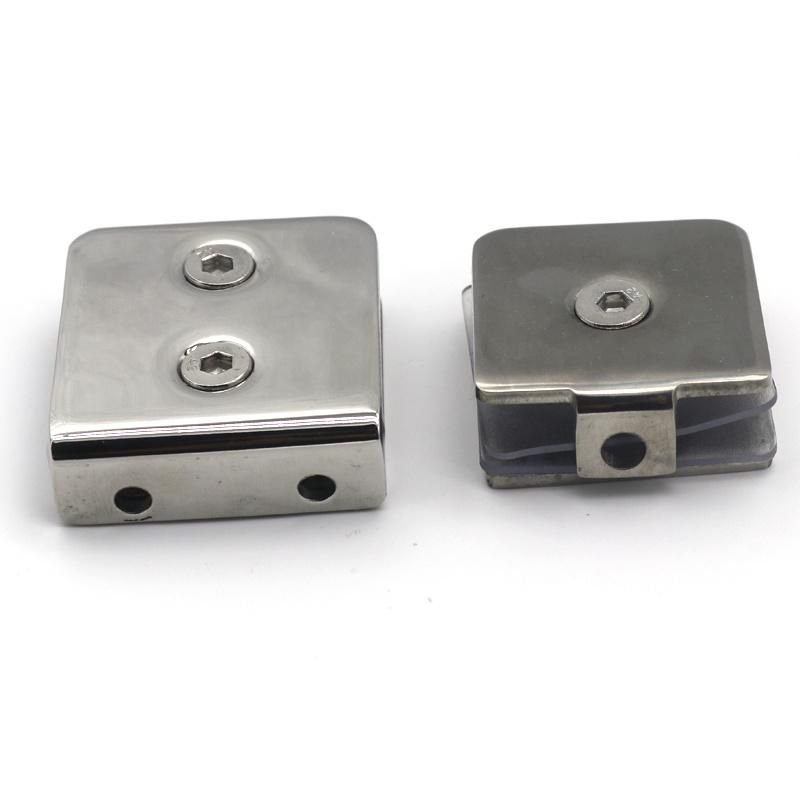 Tempered Stainless Steel 180 Degree Glass Clamp Hinge