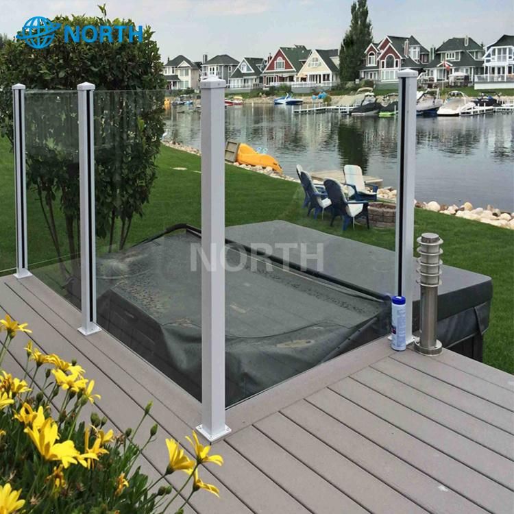 Stainless Steel Glass Railing Metal Hardware Pool Glass Fence Railing