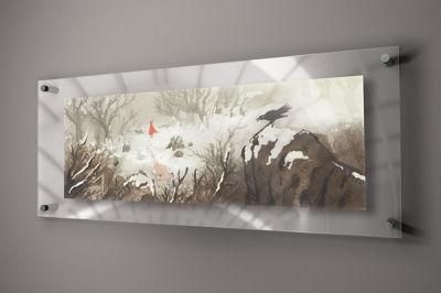 4mm Safety Clear Glass Poster Glass Frame on Wall for Art Poster Display