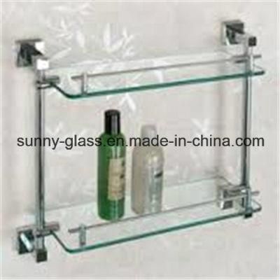 10mm 8mm Edge Work Polished Tempered Shelf Glass