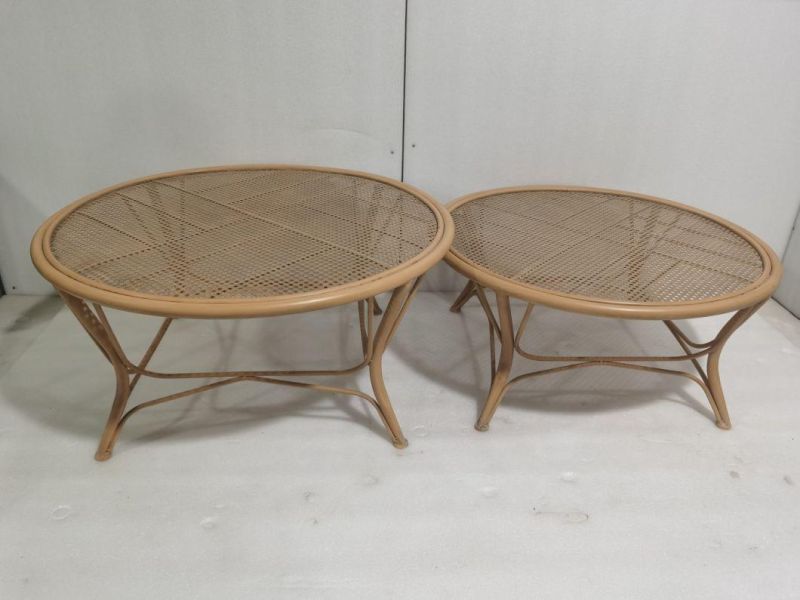 Coffee Table Made of Metal Rattan Supplied by Top Chinese Home Furniture Supplier