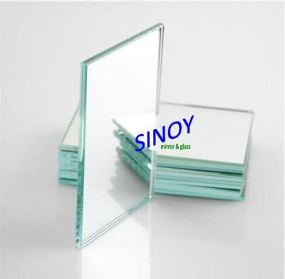OEM Service Bathroom Frameless Glass Mirror with Silver Surface Floated