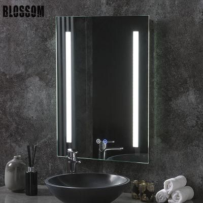 Smart Touch Screen Light Rectangle LED Edge Bathroom Vanity Mirror