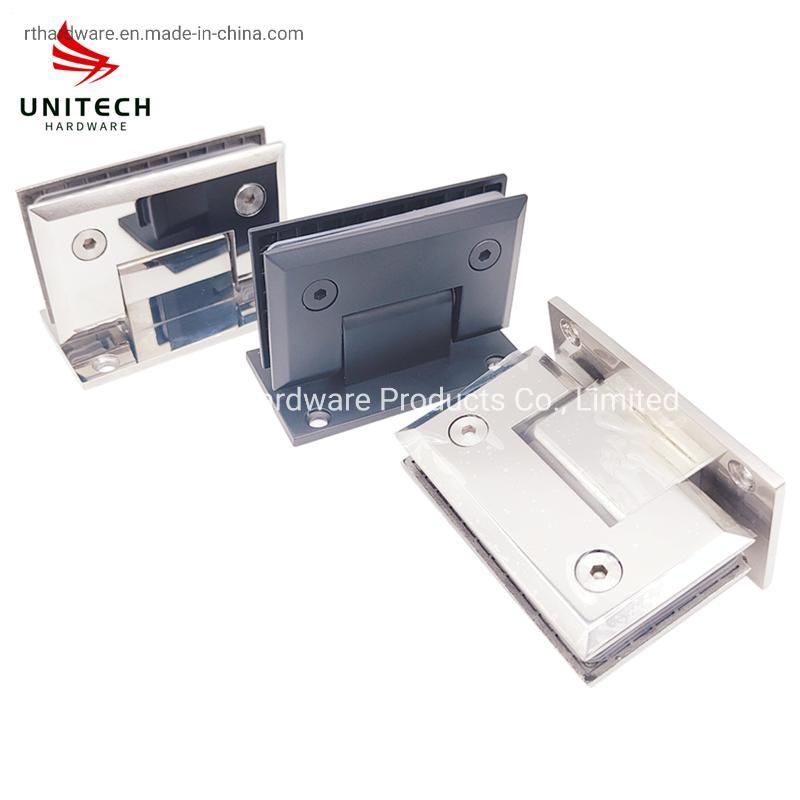 90 Degree Wall to Glass SS304 Glass Cabinet Hinge
