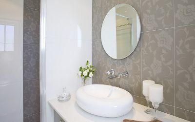 Decorative Silver Hotel Mirror Bathroom Mirrors From Shandong Factory