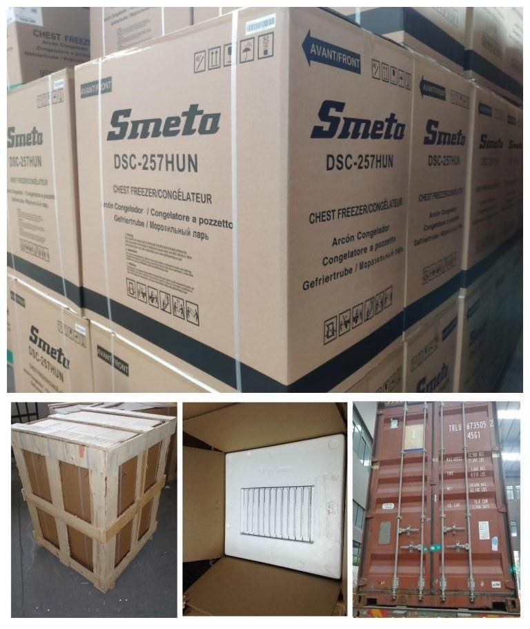 Smeta OEM Glass Door Modern Chiller Countertop Refrigerator Display Cake Showcase