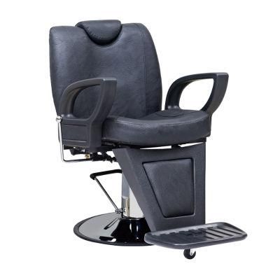 Hl-9217 Salon Barber Chair for Man or Woman with Stainless Steel Armrest and Aluminum Pedal