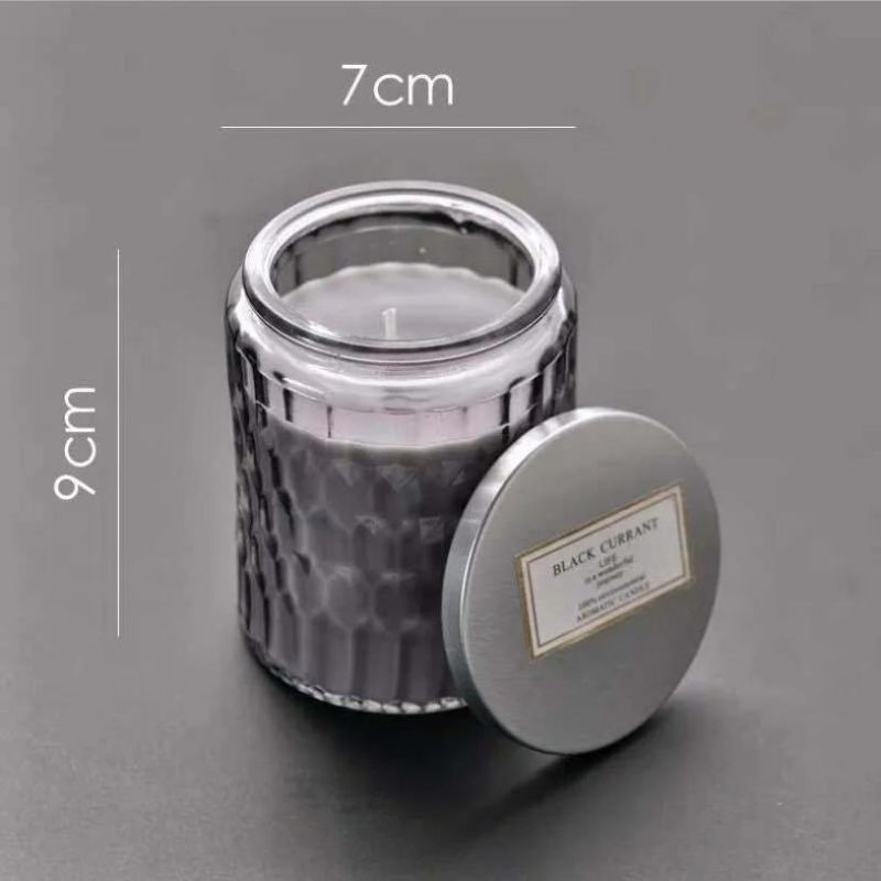 Cylinder Luxury Vessel Frost Mason Jars Straight Glass Candle Holder