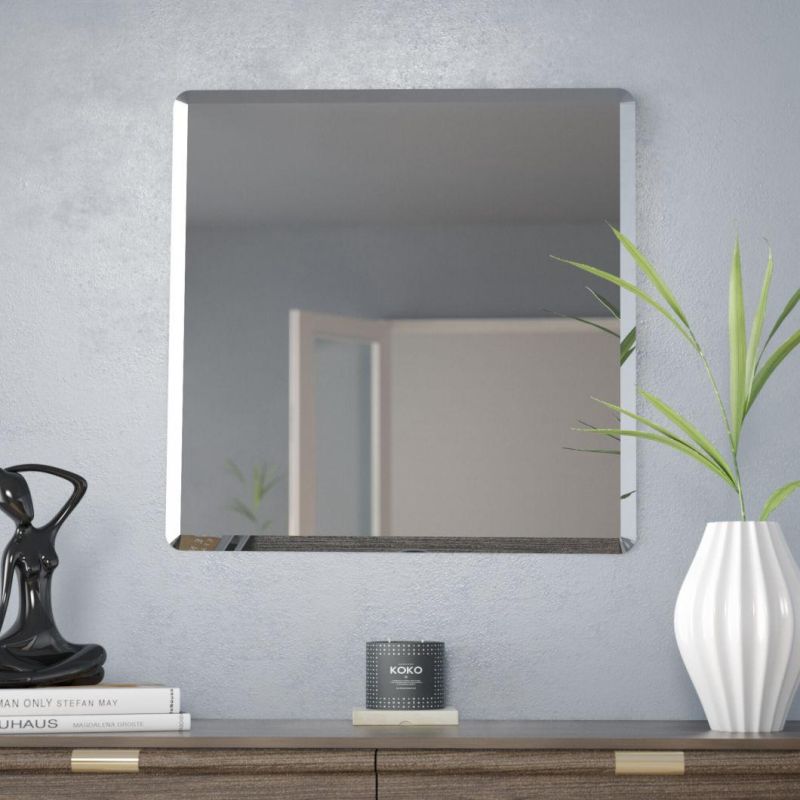 4mm Beveled Bathroom Mirror Glass with High Quality