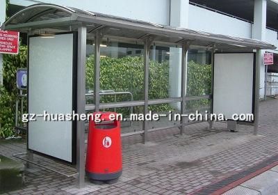Bus Shelter with Stainless Metal (HS-BS-D040)