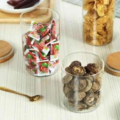 Glass Airtight Kitchen Glass Jars Tea Coffee Storage Jars for Flour Sugar and Cookie