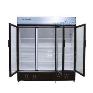 Upright Triple Door Showcase Vertical Cooler Beverage Chiller