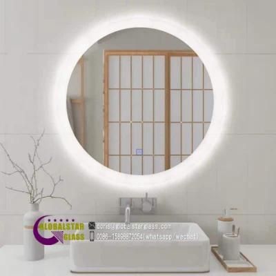 Illuminated LED Mirror, Aluminum Frame Mirror, Magic Mirror Display, Decoration Mirror, LED Makeup Mirror Touch Screen Bathroom Mirror