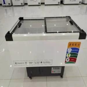 Wholesale Sliding Glass Door Horizontal Deep Display Freezer Cabinets Supermarket Refrigeration