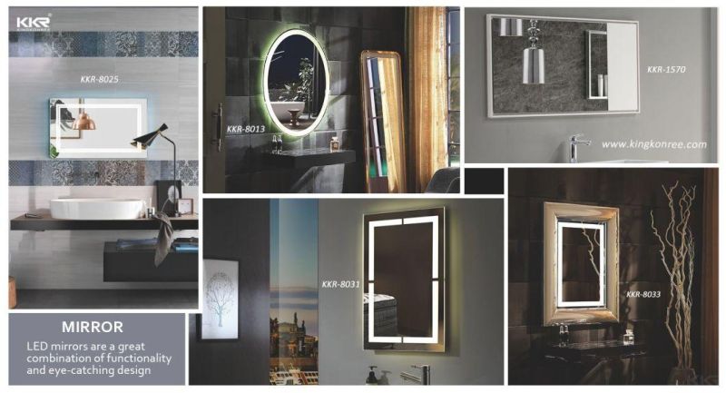 Waterproof Bathroom Wall Mirror LED Smart TV Vanity Mirror for Hotel Bathroom Mirror