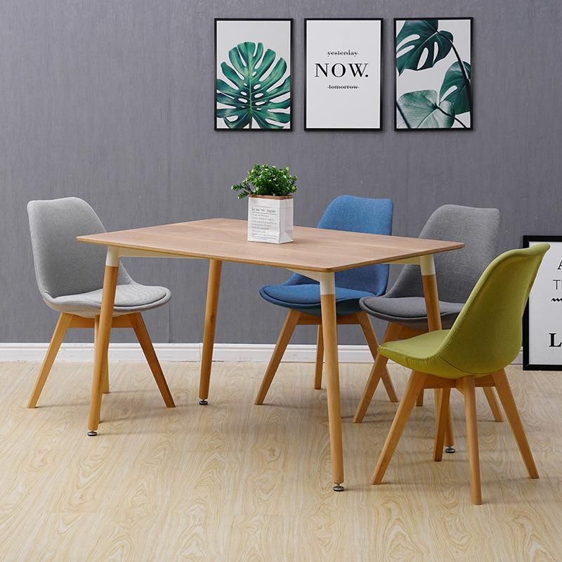 Modern Style Home Furniture Wood Restaurant Rectangle Dining Table