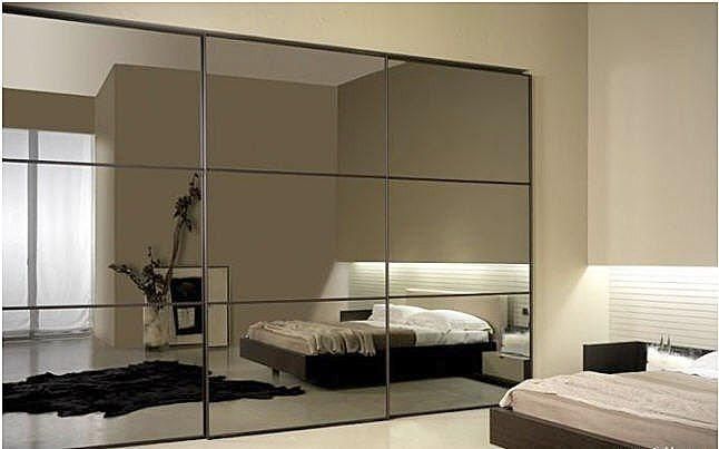 Wardrobe Mirror Sliding Glass Door