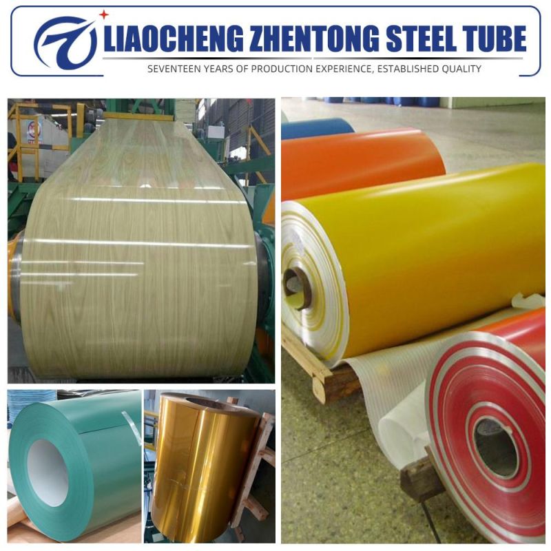 China Color Wholesale Manufacture Wood Grain Color Coated Aluminum Coil 1060 1100 3003 5052