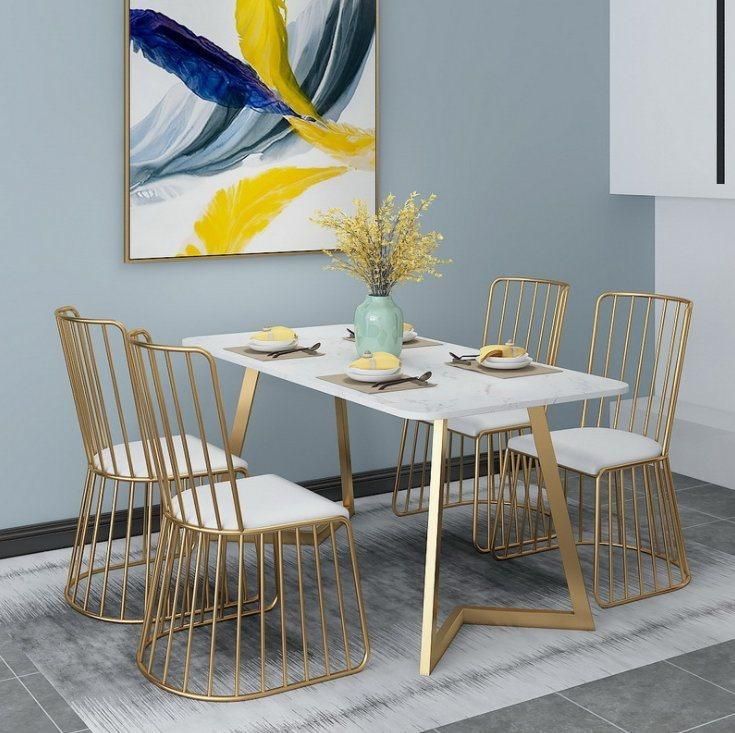 Modern Design Dining Room Furniture Tempered Glass Table Wholesale Dining Table